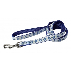 Laisse "Meadow" bleu
