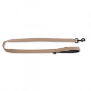 Laisse nylon pour chien - beige