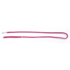 Tubular nylon leash for cats - Pink