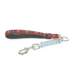 Handle Dog Leash - Scotland red
