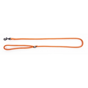 Dog lead - rounded nylon - orange