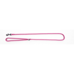 Dog lead - rounded nylon - Snap hook fast - pink