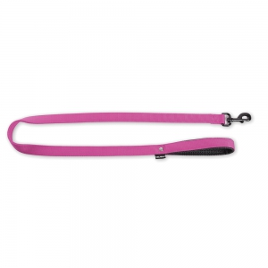 Laisse pour chien - nylon rose
