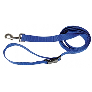 Dog nylon strap lead - Blue