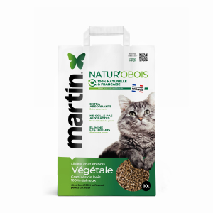 Litière végétale Natur'o bois - 10L (x4)