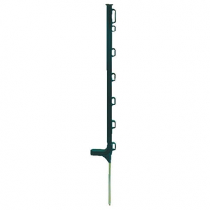Set of 10 green plastic stakes