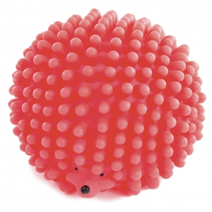 SET of Dog Toy - 3 Red Hedgehog