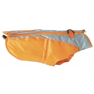 Manteau pour chien - Bicolore orange gris - 42cm