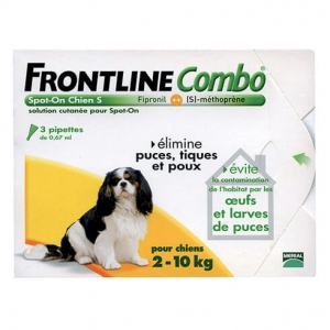 Pipette antiparasitaire - Frontline Combo chien - S - 2 à 10 kg