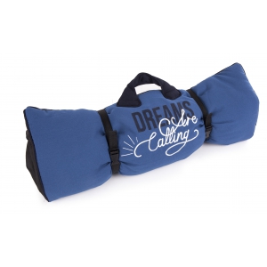 Plaid - Collection Dreams - Bleu & Bleu marine - 115 x 70 cm