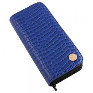Pouch for scissors and combs - Blue Python