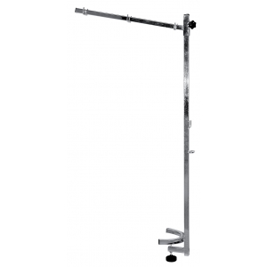 Single adjustable holding arm - 100 x 50cm - square 20mm - max thickness 25mm
