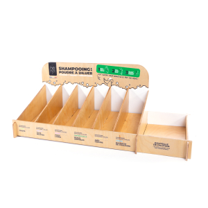 Présentoir en bois Héry Poudre