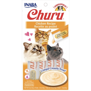 Purée CHURU au Poulet pour Chat  - Saveur Poulet x12