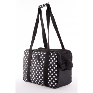 Sac de transport pour chien et chat - sac à pois week-end