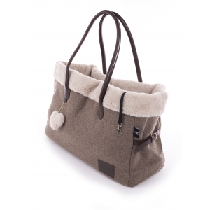 Soft bag for dogs - Image - Faubourg - Brown