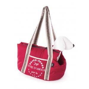 Soft bag for dogs - Image - Vivre d'amour Cerise