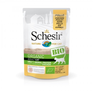 Schésir 16x85g Poulet BIO Chat