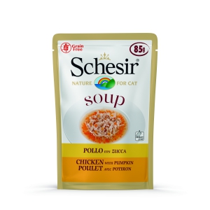 Schésir 20x85g Chicken and pumpkin SOUP Cat