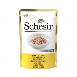 Schésir 20x85g Tuna and Chicken SACHET Cat in jelly