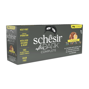 Schesir After Dark - 80g - Filets En Bouillon - Pack variété x12
