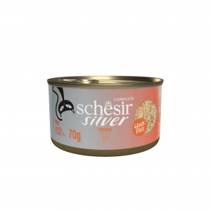 Schesir Silver - 70g - Filets En Bouillon - Filets De Poulet x12