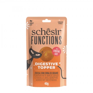Schesir Special - 40g - Topping - Food Supplement - Pumpkin With Wheat Grass x12