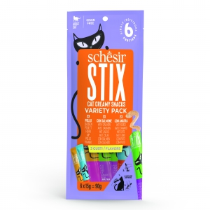 Schésir Stix - 6x15g - Creamy Mousse Multi-Flavours Pack x12