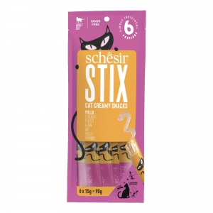 Schésir Stix - 6x15g - Creamy Mousse For Cats - Chicken x12