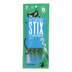 Schésir Stix - 6x15g - Creamy Mousse For Cats - Tuna x12