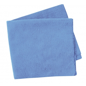 Absorbent towel in blue microfibre - Vivog