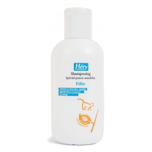 Shampooing chat - peaux sensibles - Héry 125ml 