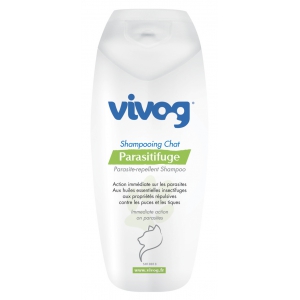 Cat professionnal shampoo - parasite repellent - Vivog