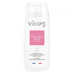 Dog professionnal shampoo - Softness Plus - Hair growth - Vivog