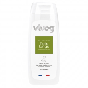 Shampooing professionnel pour chien - Poils longs - Antistatique - Vivog