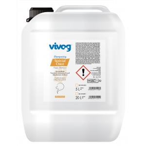 Puppy professionnal shampoo - Moisturising and ultra gentle - Vivog - 20 liters