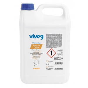 Puppy professionnal shampoo - Moisturising and ultra gentle - Vivog - 5 liters