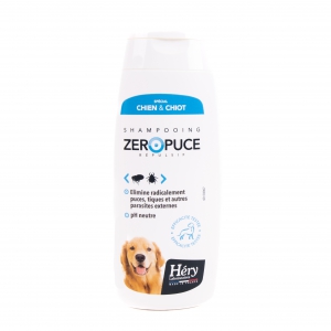 Shampooing répulsif puces et tiques pour chiens et chiots - Zéro Puce - Héry