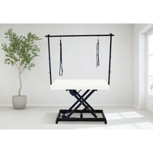 Vivog I-design grooming table - powdered linen lacquered