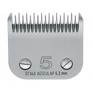 Tête de coupe tondeuse - système Clip - Aesculap Snap On GT357 - N° 5 - 6,3mm