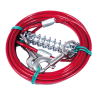 T-shirt Give me 5 rouge bleu - ille - L - poitrine 46-48cm dos 31-33cm