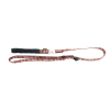Laisse nylon avec collier éducation orange - 180cm 