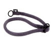 Collier pour chien nylon rond éducation gris anthracite - 65 x 1,3cm