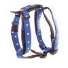 Corbeille haute panier pour chien - Suédine rouge gris - 90cm