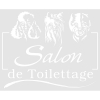 Autocollant Salon de toilettage - Long 50cm x Haut 40cm - 4 coloris - Blanc