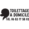 Autocollant Salon de toilettage - Long 70cm x Haut 30cm - 4 coloris - Noir