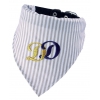 Bandana DD beige pour chien - Taille S : Collier = largeur 10mm - Longueur  25 à 30cm