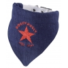 Bandana Life Style bleu marine pour chien - Taille L : collier = largeur 10mm - Longueur 35 à 40cm