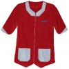 Grooming jacket Bolero design red/grey - Large - Chest size 120cm