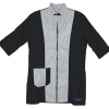 grooming jacket - sleeves size 3/4 - black/grey - Large - Chest size 120cm